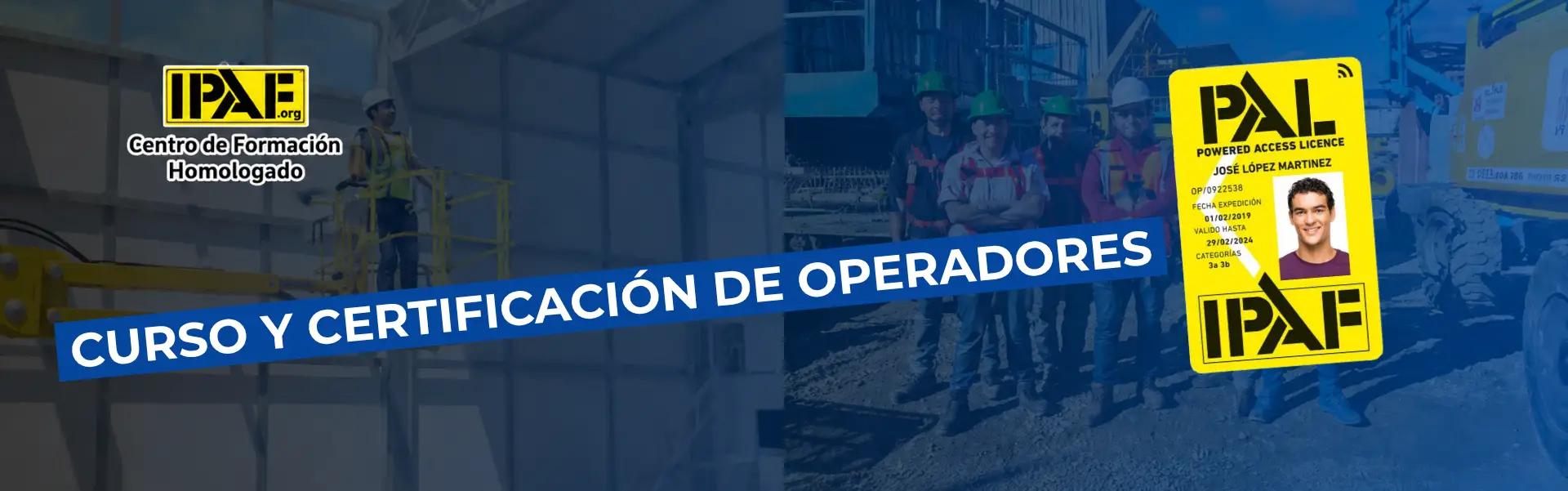 Curso de operadores IPAF Man Lift
